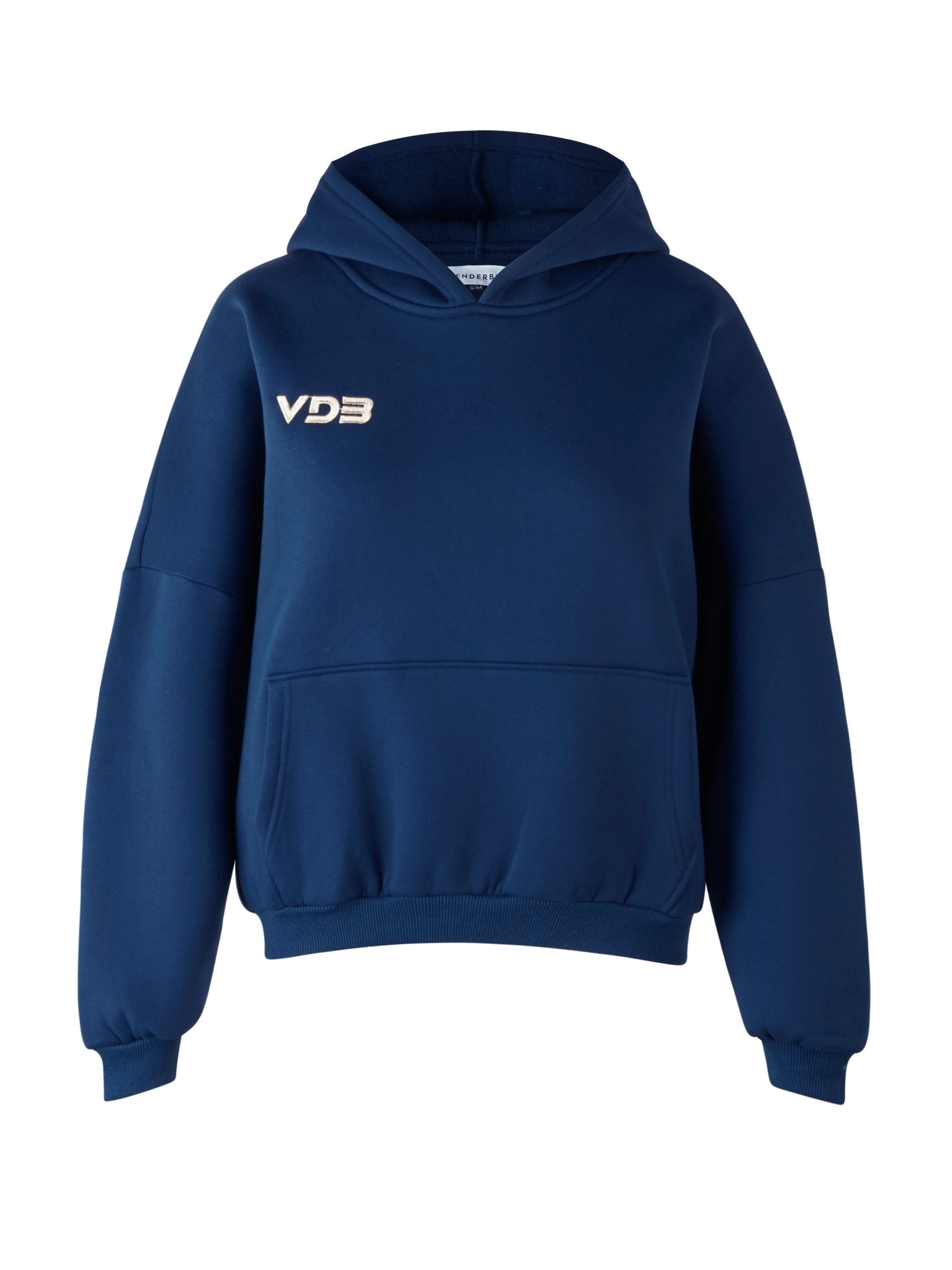 VDB Hoodie - mørk blå (cream logo)